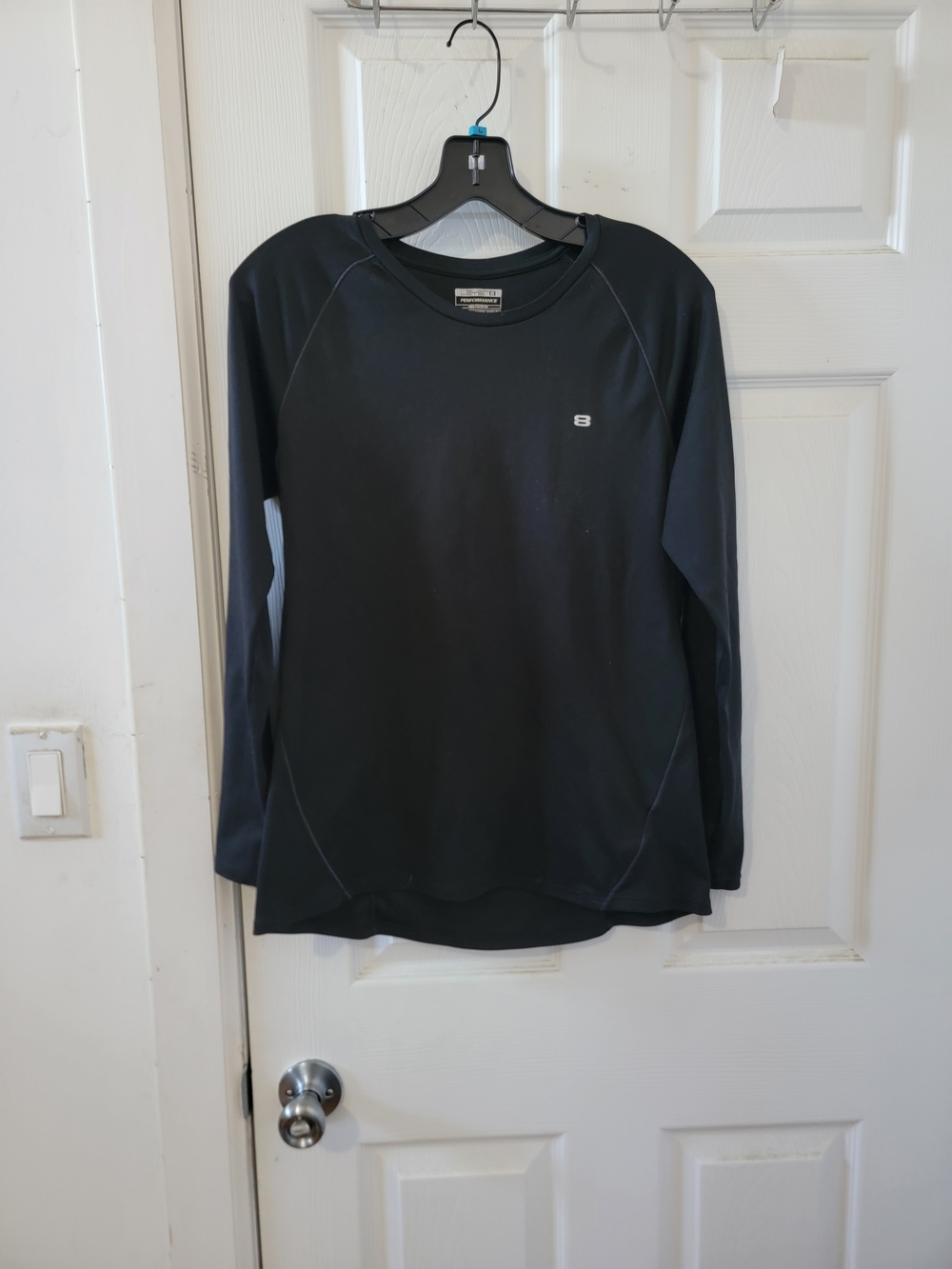 Layer 8 Black Performance Qwick-Dry Long Sleeve Shirt